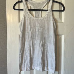 Lululemon white swiftly tech tank